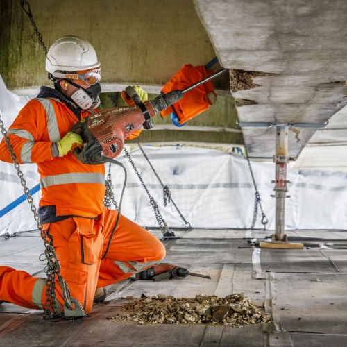 Concrete breakout works