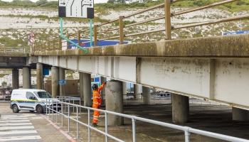Bearing work at the Port of Dover