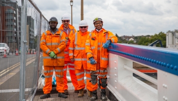 VolkerLaser team at Wandsworth Bridge