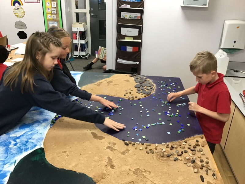 Primary school artwork creation