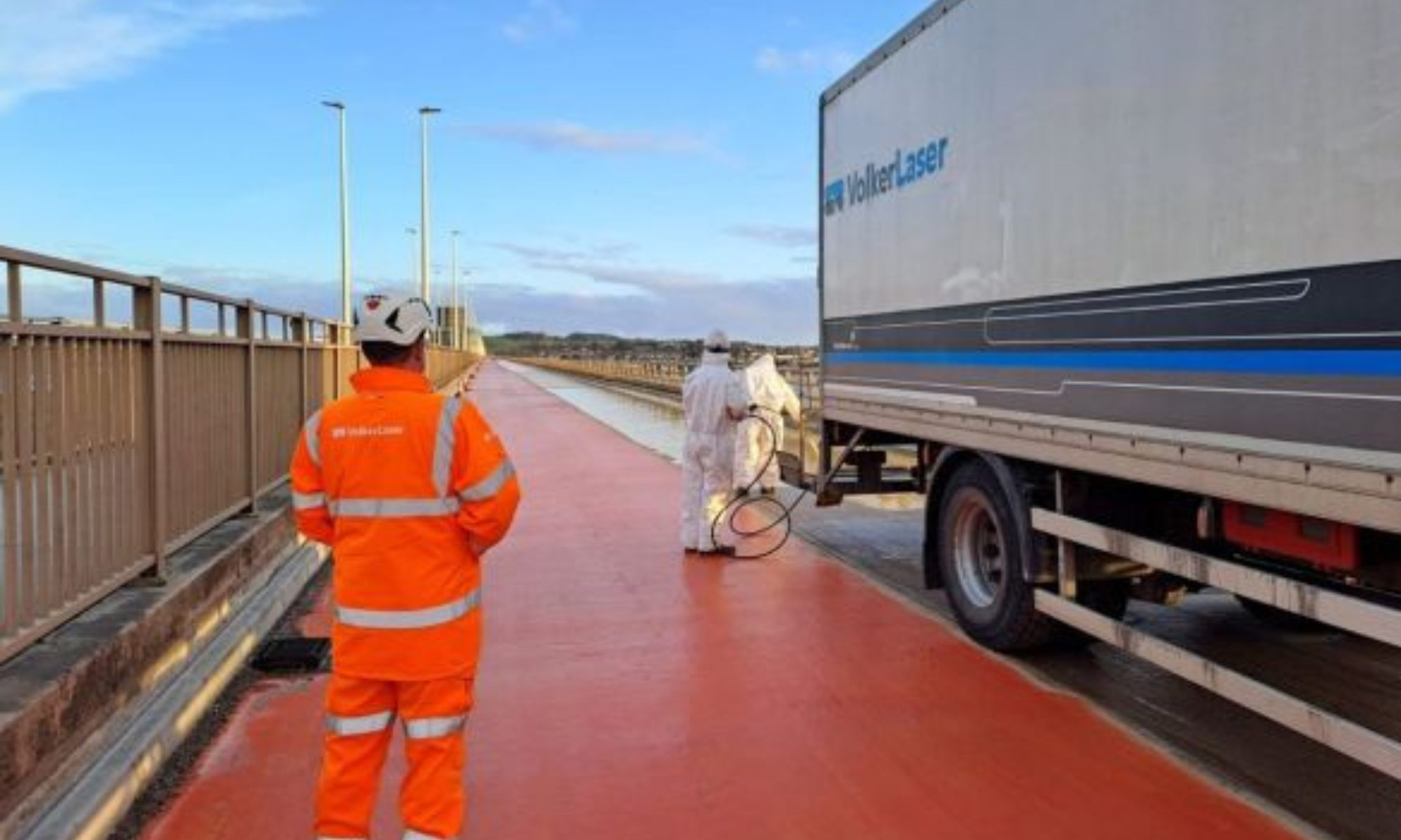 Waterproofing on Tay Road Bridge