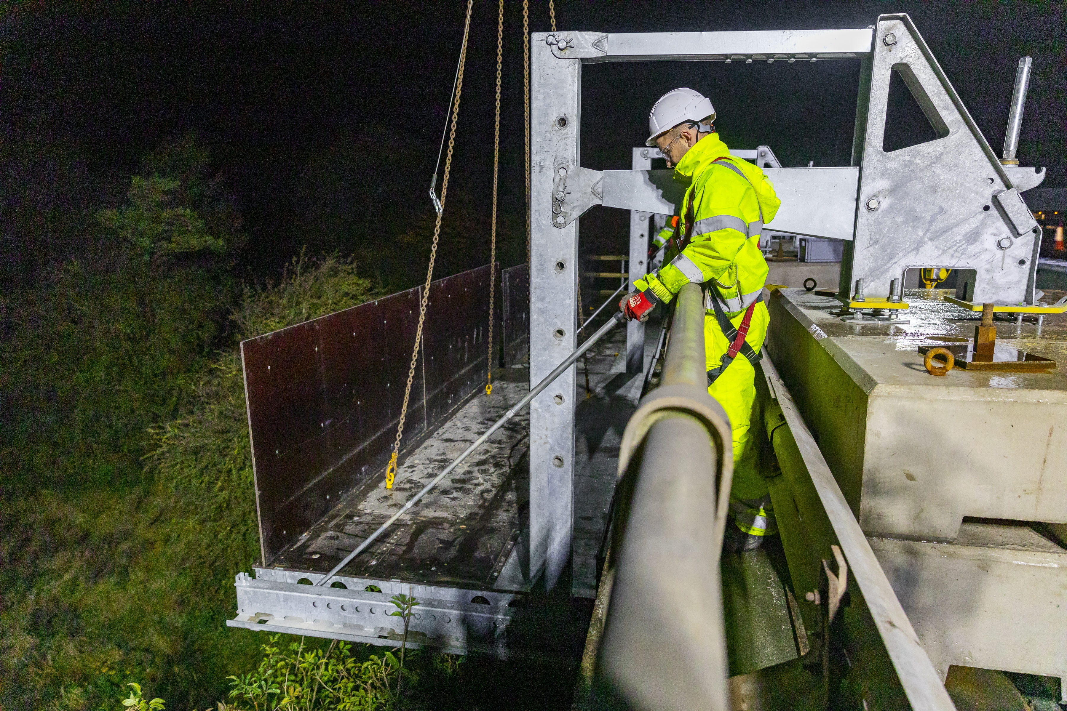 Fast Beam install in process